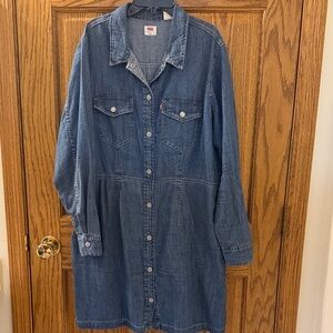 Levi's Classic Blue Denim Dress